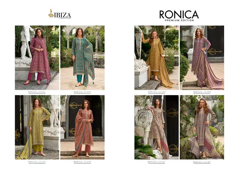  Ronica Viscose by Ibiza  Maslin Digital Printed Salwar Kameez Collection